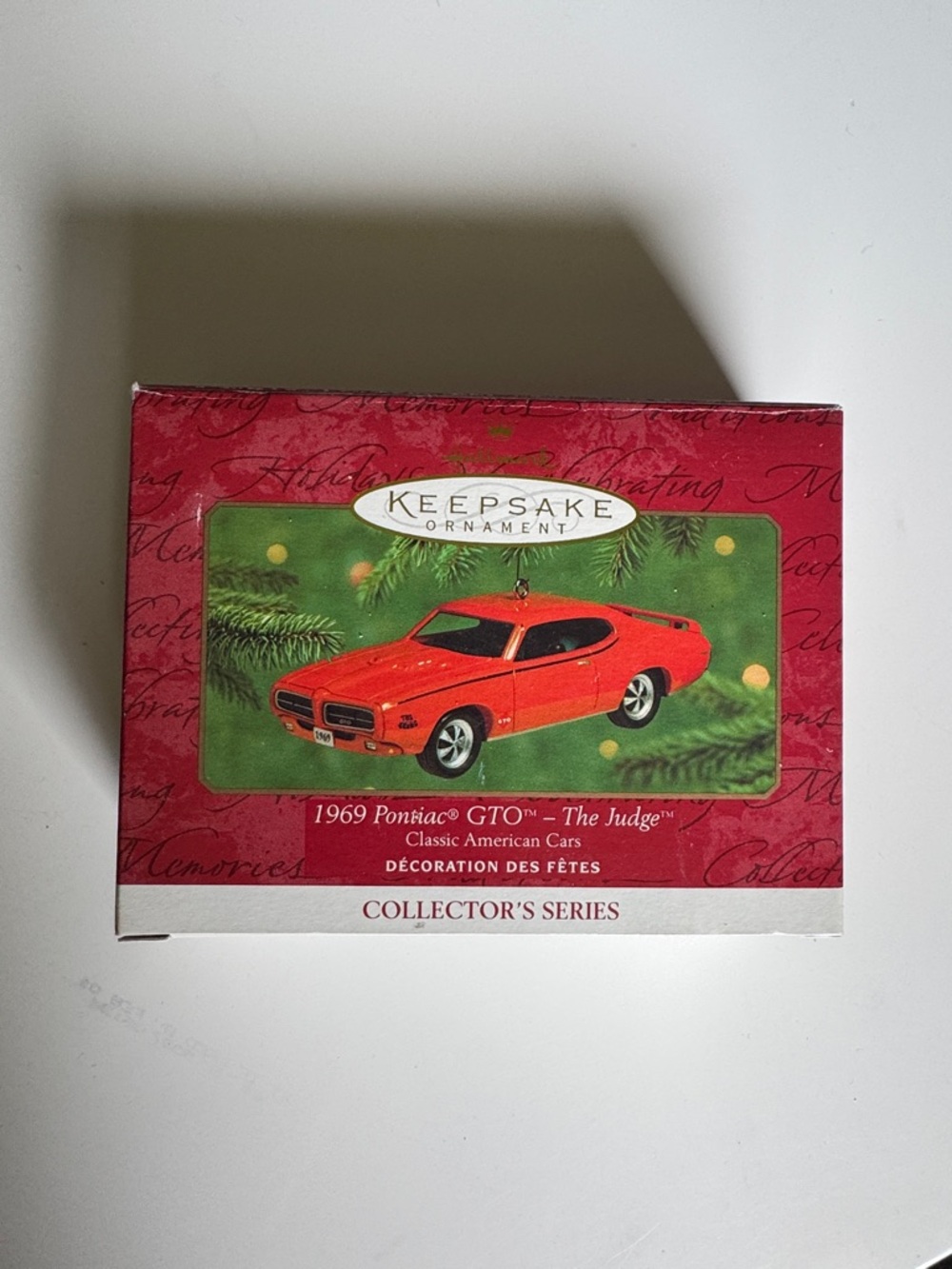1969 Pontiac GTO 'The Judge' Car Ornament (2000) - Like New